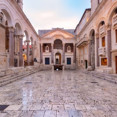 Diocletian Palace in Old Town of Split