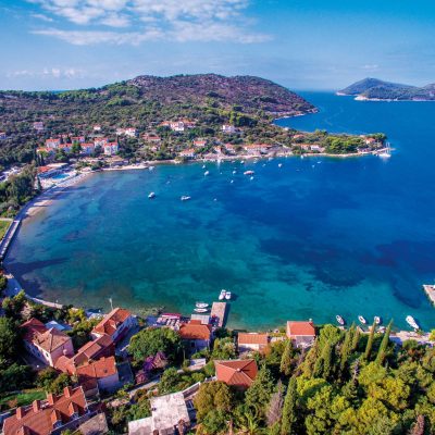 Aerial View of Elaphite Islands