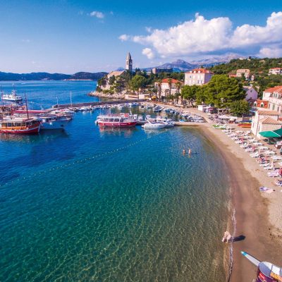 Beautiful Beach in Elaphite Islands
