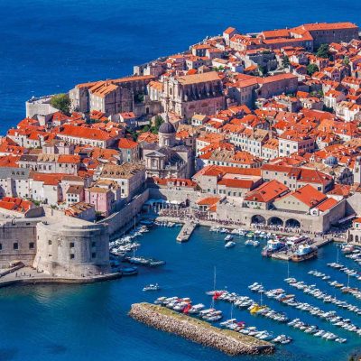 View of Dubrovnik and It's Harbour