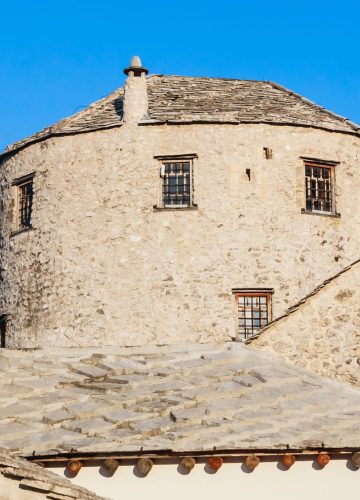 Mostar traditional house in old town, Bosnia and Herzegovina