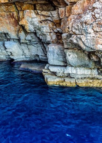 Odysseus Cave on Island Mljet