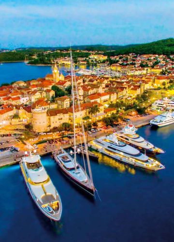 Sunset in Korcula