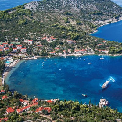 View of Elaphite Islands
