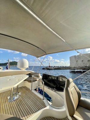 View of Dubrovnik from a Yacht