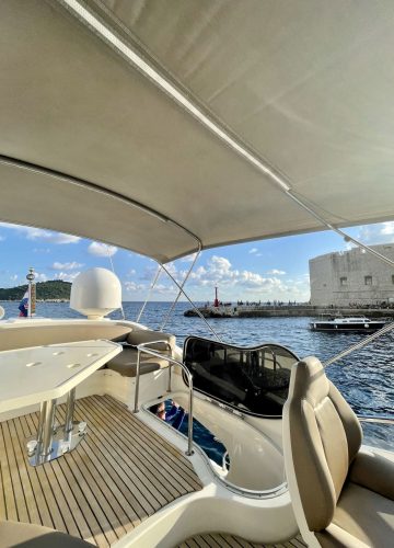 View of Dubrovnik from a Yacht