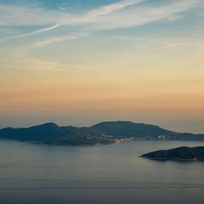 Sunset Over Elaphite Islands