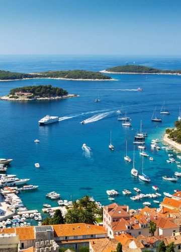 Harbor on Island Hvar
