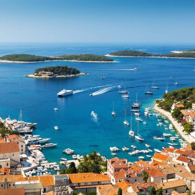 Harbor on Island Hvar