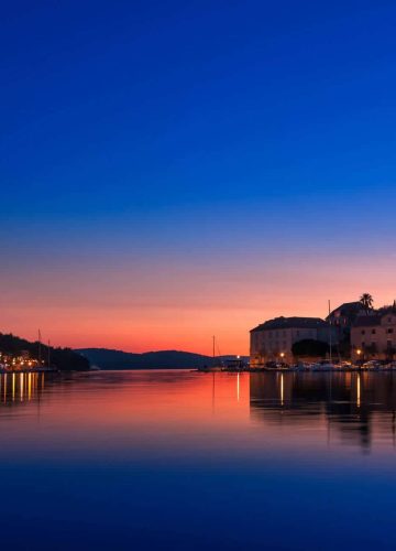 Sunset on the Island Brač